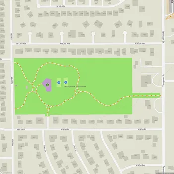 Map of Tennyson Knolls Park