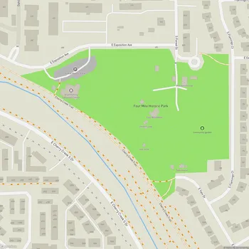 Map of Four Mile Historic Park