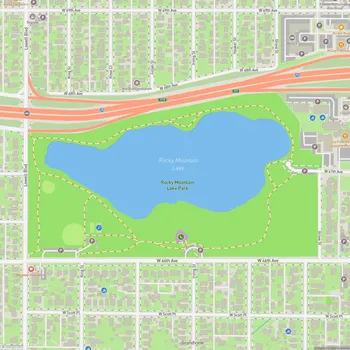 Map of Rocky Mountain Lake Park