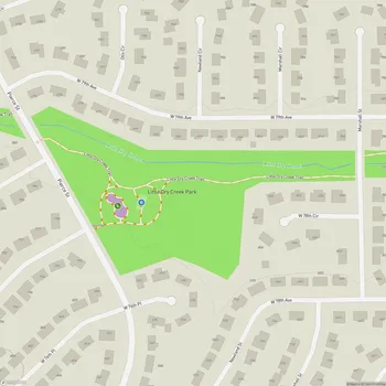 Map of Little Dry Creek Park