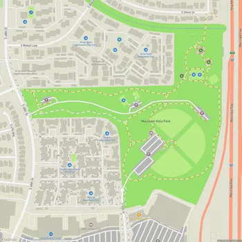 Map of Mountain Vista Park