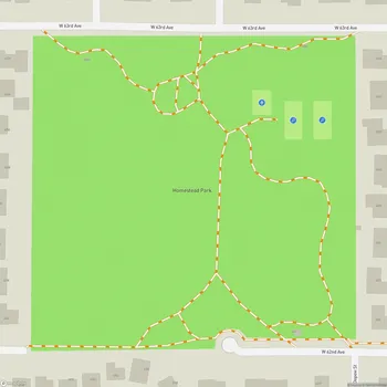 Map of Homestead Park