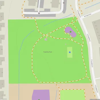 Map of Foothills Park