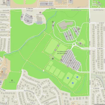 Map of Trail Winds Park and Open Space