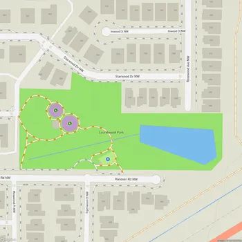 Map of Laurelwood Park