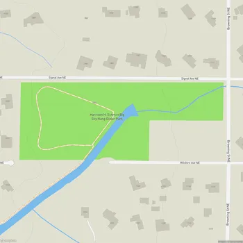 Map of Harrison H. Schmitt Big Sky Hang Glider Park