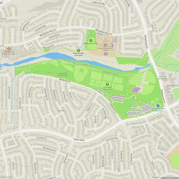 Map of Cottonwood Creek Park