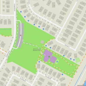 Map of Adventures At Boulders Park