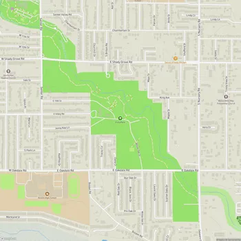 Map of Fritz Park
