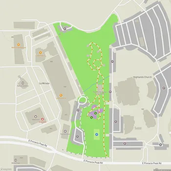 Map of Florence Ely Nelson Desert Park