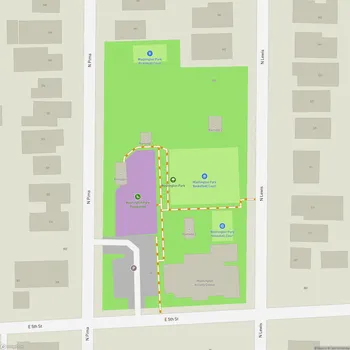Map of Washington Park