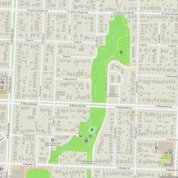 Map of Mid Shooks Run Park
