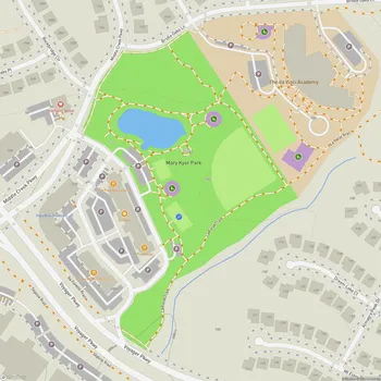 Map of Mary Kyer Park