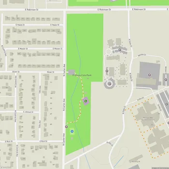 Map of Frances Cate Park