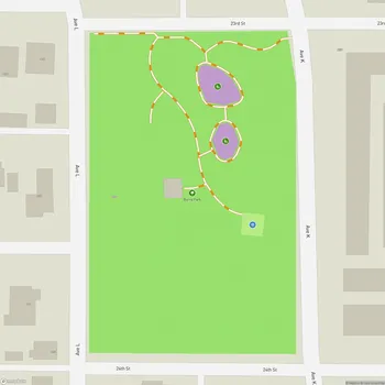 Map of Burns Park