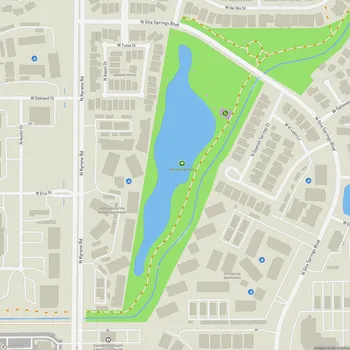 Map of Gila Springs Park
