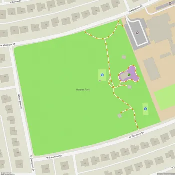 Map of Hoopes Park