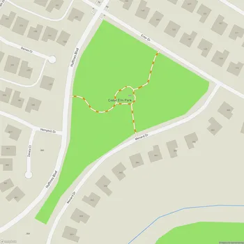Map of Cedar Elm Park