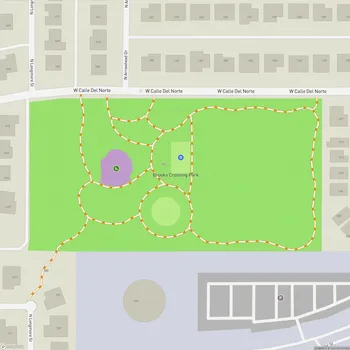 Map of Brooks Crossing Park