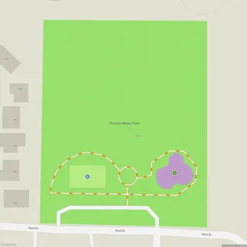 Map of Preston Manor Park