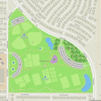 Map of Celebration Park