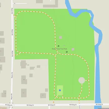 Map of Shady Grove Trail Park