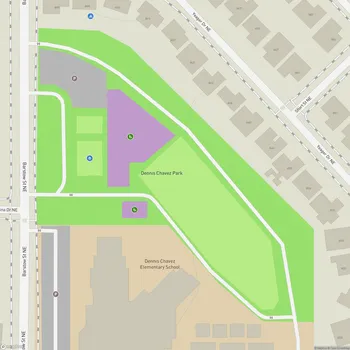 Map of Dennis Chavez Park
