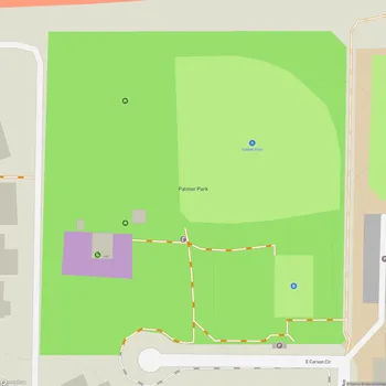 Map of Palmer Park