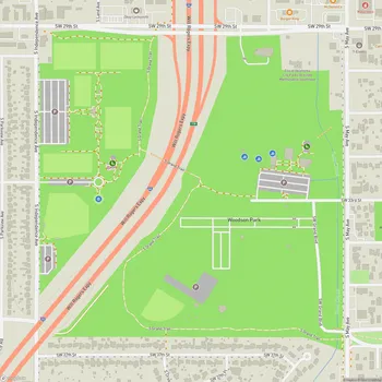 Map of Woodson Park