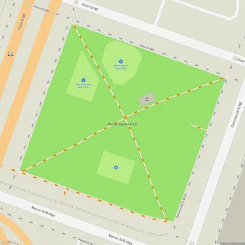 Map of Marion Square Park