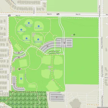 Map of Harold Bacchus Community Park