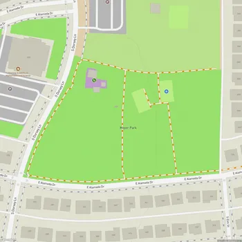 Map of Meyer Park