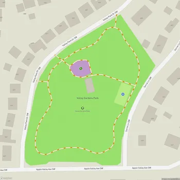Map of Valley Gardens Park