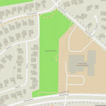 Map of Valley Creek Park