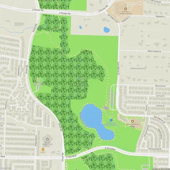 Map of Bob Woodruff Park (North)