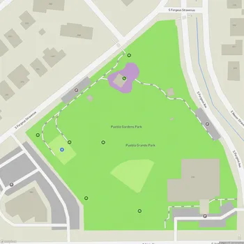 Map of Pueblo Gardens Park