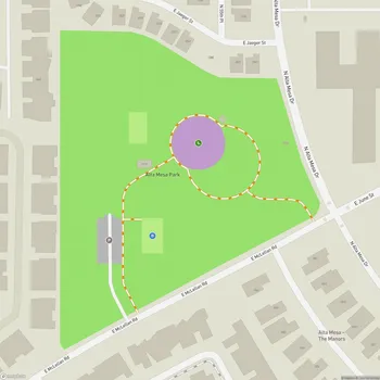 Map of Alta Mesa Park