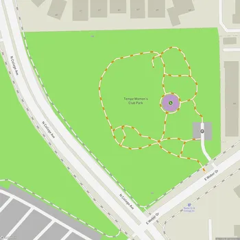 Map of Tempe Women's Club Park