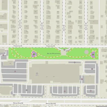 Map of Bel-Air/Miramontes