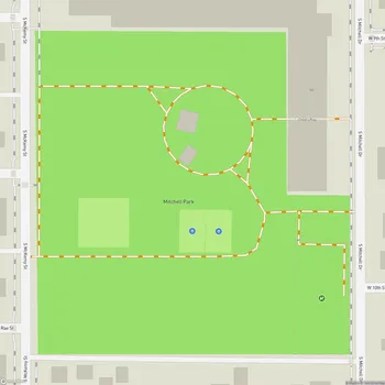 Map of Mitchell Park