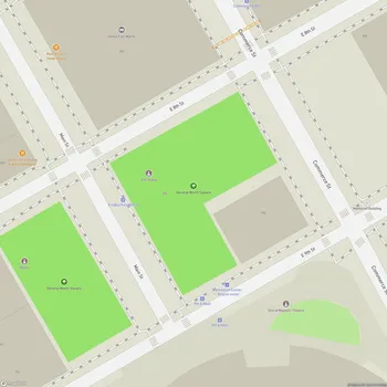 Map of General Worth Square