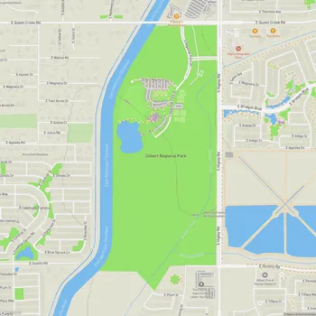 Map of Gilbert Regional Park
