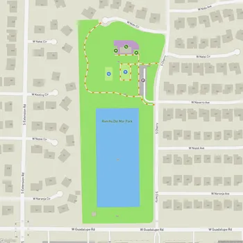 Map of Rancho Del Mar Park