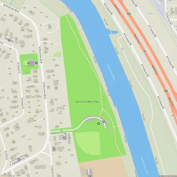 Map of Santa Cruz River Park