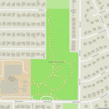 Map of Brantley Hinshaw Park