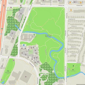 Map of Spring Creek Nature Area
