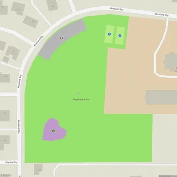 Map of Woodland Park