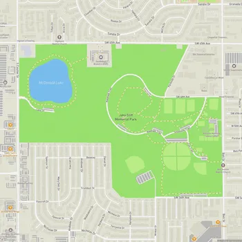 Map of John Stiff Memorial Park