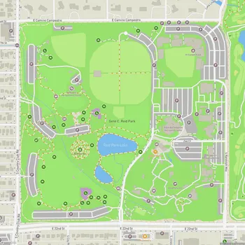 Map of Gene C. Reid Park
