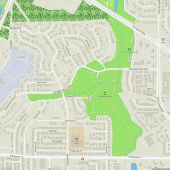 Map of Clarence Foster Park